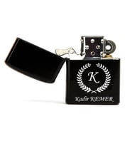 Kişiye Özel Harfli ve İsimli Zippo Çakmak