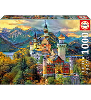 Educa 1000 Parça Neuschwanstein Şatosu Puzzle - Neuschwanstein Castle - 19933