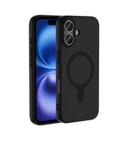 Lexroo iPhone 17 Kılıf M-Safe Şarj Özellikli Aris Silikon Kılıf - Siyah