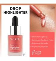 Cosmetics Drop Highlighter 01 Pearl Rose Işıltılı Likit Aydınlatıcı