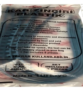Araç Oto 8 Adet Plastik Lastik Kar Zinciri Araç Paleti