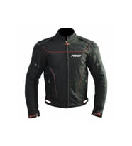 Motosiklet Montu Reflektörlü 4 Mevsim Maxdura Kumaş Hörgüçlü Model Motor Mont Siyah