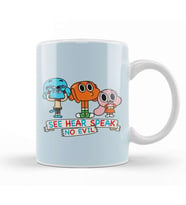 Gumball Darwin Anais No Evil Kupa Bardak Porselen