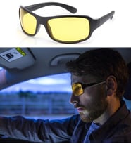 Modaba Anti Far Gece Görüş Gözlüğü Çerçeveli Oto Araç Pratik Otomobil Araba Sürüş Polarize Cam Gözlük
