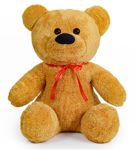 Bubblebear 40 cm Sevimli Ayıcık (%100 Yerli) (Kahverengi)