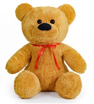 Bubblebear 40 cm Sevimli Ayıcık (%100 Yerli) (Kahverengi)