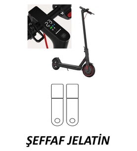 Mi Pro 2 Elektrikli Scooter Uyumlu Ön Şeffaf Ultra koruyucu Nano Jelatin