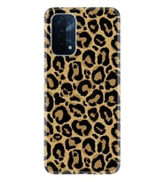 Kılıfland Oppo A74 Kılıf Silikon Resimli Kapak Leopar Patterny Stok 877