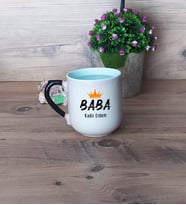 Babalar Günü Hediyesi Kupa Bardak Sihirli Oval Babaya Hediye