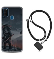 Samsung M21 M22 M23 M30 M31S M32 Kılıf Boyun Askılı Silikon Warrior 1653