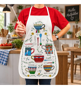 Pionny Mutfak Önlüğü - Latte