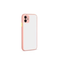 Apple iPhone 12 Mini Uyumlu Kılıf Zore Hux Kapak (Pembe)