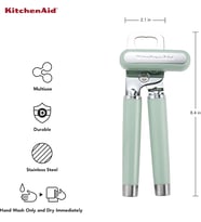 Kitchenaid Gourmet Çok Fonksiyonlu Konserve Açacağı/Şişe Açacağı, 21,6 Cm, Fıstık