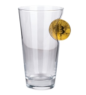 Bitcoin Madeni Para Hediyelik Özel Bira Bardağı 455cc
