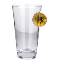 Bitcoin Madeni Para Hediyelik Özel Bira Bardağı 455cc