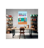Engel Olma Destek Ol Fotoğraf Panosu Branda 100x150