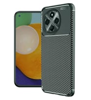 Pilelistore   Tecno Spark 30 Pro Kılıf Auto Focus Karbon Kapak - Koyu Yeşil