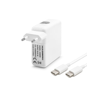 20.3V 3A 61W Laptop Adaptörü - Type-C - Asus Dell Uyumlu - Beyaz HD8898