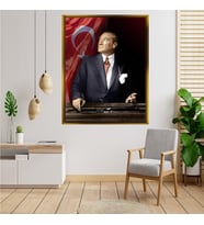 ÇERÇEVELİ ATATÜRK TABLO S297