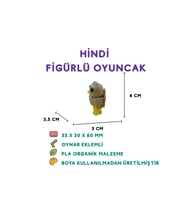 Hindi Figür - 3D Kümes Hayvanı Oyuncak