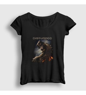 Presmono Kadın Siyah The Guy Disturbed T-Shirt 61147tt