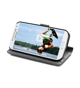 Cellular Line N9000 Galaxy Note 3 ile Uyumlu Vision Slim Standlı Kılıf Siyah VISIONSLNOTE3BK