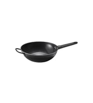 Wok tava, yapışmaz kaplama-siyah, 28 cm