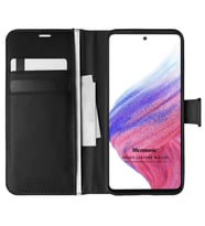Microsonic Samsung Galaxy A53 5G Kılıf Delux Leather Wallet Siyah