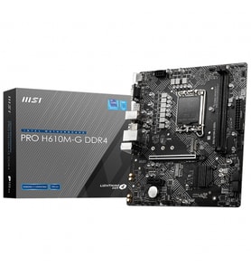 MSI PRO H610M-G DDR4 3200MHZ mATX 1700