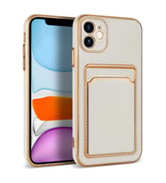 Lexroo iPhone 11 Kılıf Bark Kartlıklı Kılıf - Beyaz