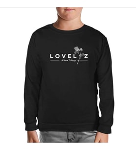 Lovelyz - Trilogy Siyah Çocuk Sweatshirt