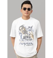 Tasarım 2Pac All Eyez On Me Tupac Rapper Şarkıcı Baskılı Unisex Oversize Tişört