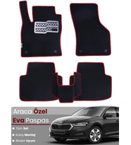 SKODA OCTAVİA NX (2020-2024) Uyumlu EVA Paspas Tam Set–Oto Paspas,Araca Özel,Kolay Montaj