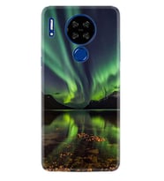 Reeder P13 Blue Max Lite Kılıf Desenli Silikon Kuzey Işıkları