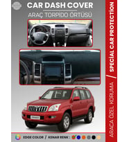 TOYOTA LAND CRUISER PRADO (2002-2009) Torpido Örtüsü Ön Göğüs Koruma Araca Özel