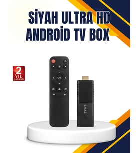 Android TV Stick 4K Ultra HD Görüntü Destekli