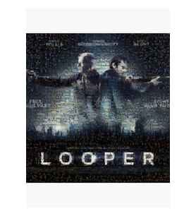 Mosaic: Looper Tablo Ahşap Poster Dekoratif