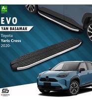 S-Dizayn Toyota Yaris Cross Evo Krom Yan Basamak 173 Cm 2020 Üzeri A+ Kalite