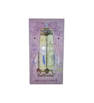 GIPTA F1425 BALLERINA ÇİFT TARAFLI KOKULU FOSFORLU KALEM 4'LÜ PEMBE SET