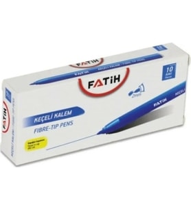 Fatih Keçeli Kalem Ofis Tipi 10'lu Mavi