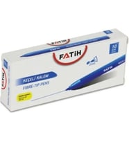 Fatih Keçeli Kalem Ofis Tipi 10'lu Mavi