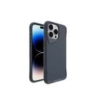 Apple iPhone 15 Pro Uyumlu Kılıf Zore Airbag Kenarlı T-Max Mat Standlı Kapak (Gri)