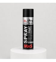 MxS XL Pro Parlak Siyah Akrilik Sprey Boya 500 ml - RAL 9005