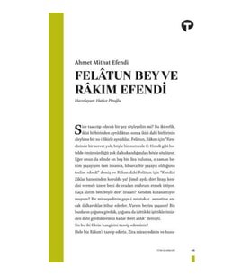 Felatun Bey ve Rakım Efendi