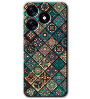 Tecno Spark 10 Pro Kılıf HD Desen Baskılı Kılıf - Mandala Desen