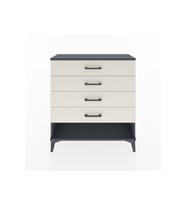 Arges Şifonyer 4 Çekmeceli 88x30x96 Antrasit-Aytaşı