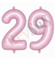 29 Rakam Folyo Balon pembe Rengi (76 cm)