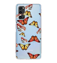 PrintiFy Samsung Galaxy S20 ile Uyumlu 1mm Slim Fit Water Color 2 Baskılı Şeffaf  Kılıf