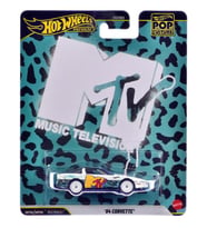 Hot Wheels Premium - '84 Chevrolet Corvette - MTV (1/64) Pop Culture - JHW93