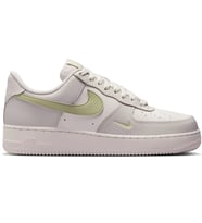 Nike Air Force 1 '07 Leather Unisex Sneaker Hakiki Deri Günlük Spor Ayakkabı Beyaz Gri